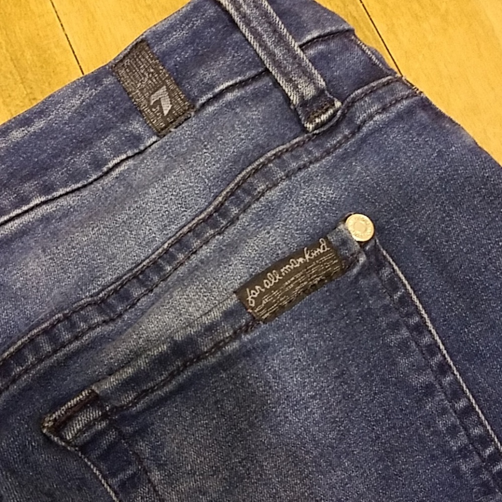 7 For All Mankind Mid Rise Skinny Ankle Jean 26 - Picture 6 of 8